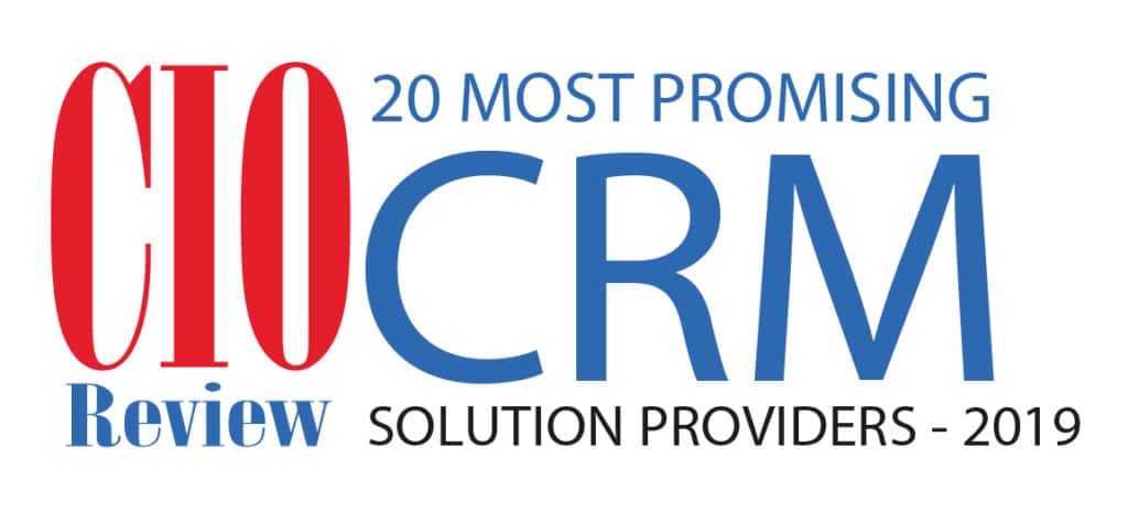 Recognition by CIO Review for 20 Most Promising Solution Providers