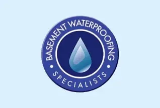 bws basement waterproof blue background logo