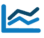 line graph small no background