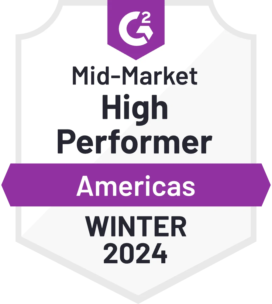 g2 award mm high performer Americas Winter 2024