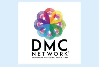 DMC Network logo with blue background