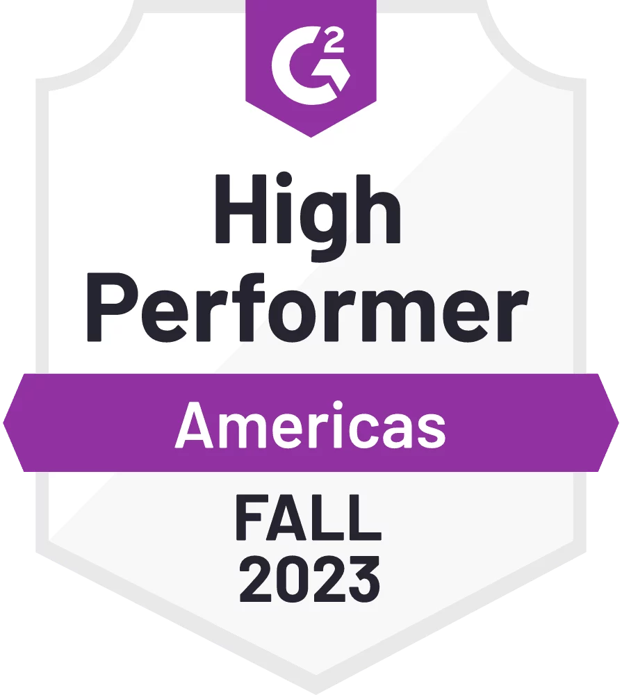 g2 award high performer Americas fall 2023