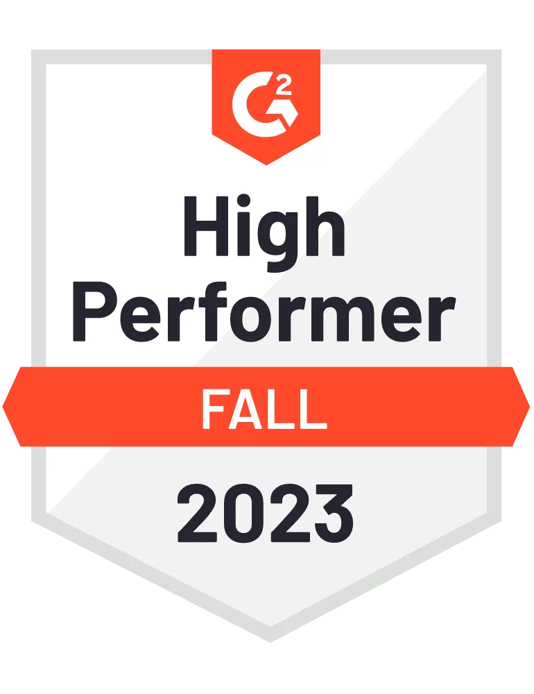 g2 award high performer fall 2023