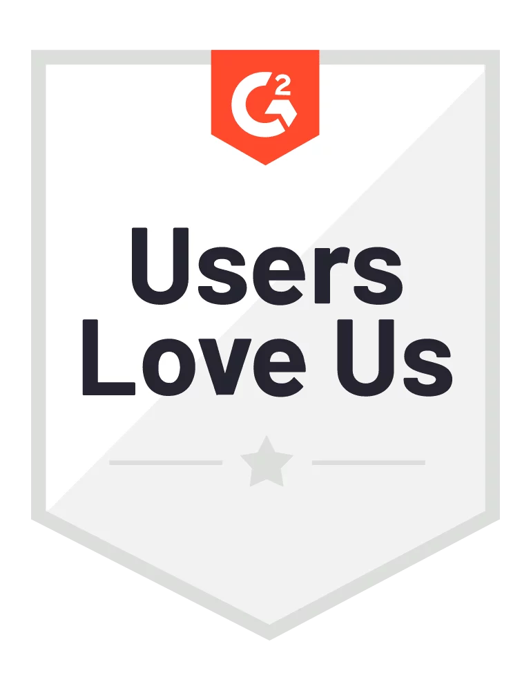 G2 Award for C2CRM Users Love Us