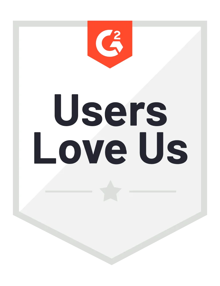 G2 Award for C2CRM Users Love Us