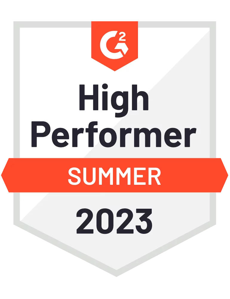 g2 award high performer summer 2023
